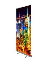 Rollup Silver med tryckt bild och väska