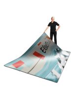 Mässmatta med eget tryck (med lugg)