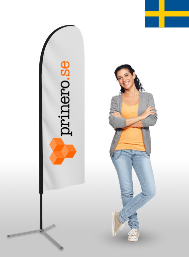 Prinero_beachflag_max230_2 Beachflagga Basic 220-400 cm - Bild 1