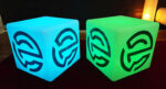LED-ljuskub med logotyp 32-53 cm - Bild 2